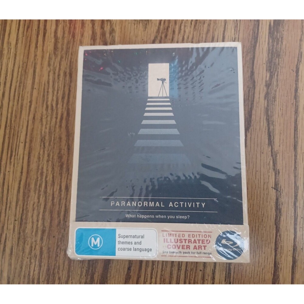 Paranormal Activity Limited Edition Cover Art Blu-Ray Australia New